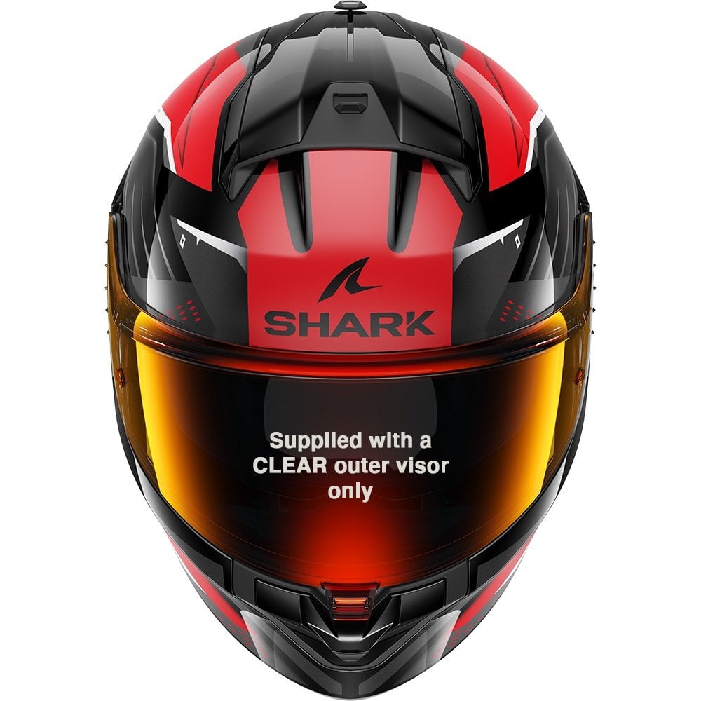 Shark (2025) Helmet - Ridill 2 Bersek (Black/Red/White)