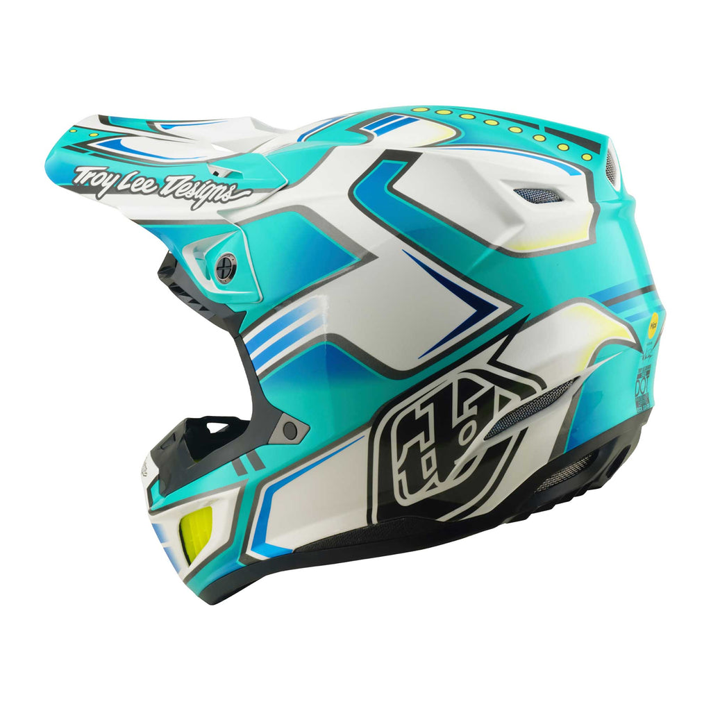 Troy Lee Designs MX | Enduro Helmet - SE5 Composite MIPS Integra - CREST (Real Teal)
