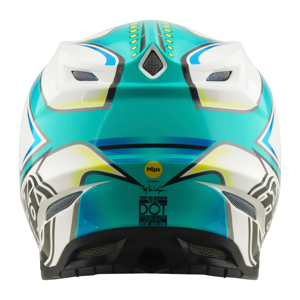 Troy Lee Designs MX | Enduro Helmet - SE5 Composite MIPS Integra - CREST (Real Teal)