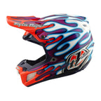 Troy Lee Designs MX | Enduro Helmet - SE5 Composite MIPS Integra - OVERSPRAY (Violet / White)