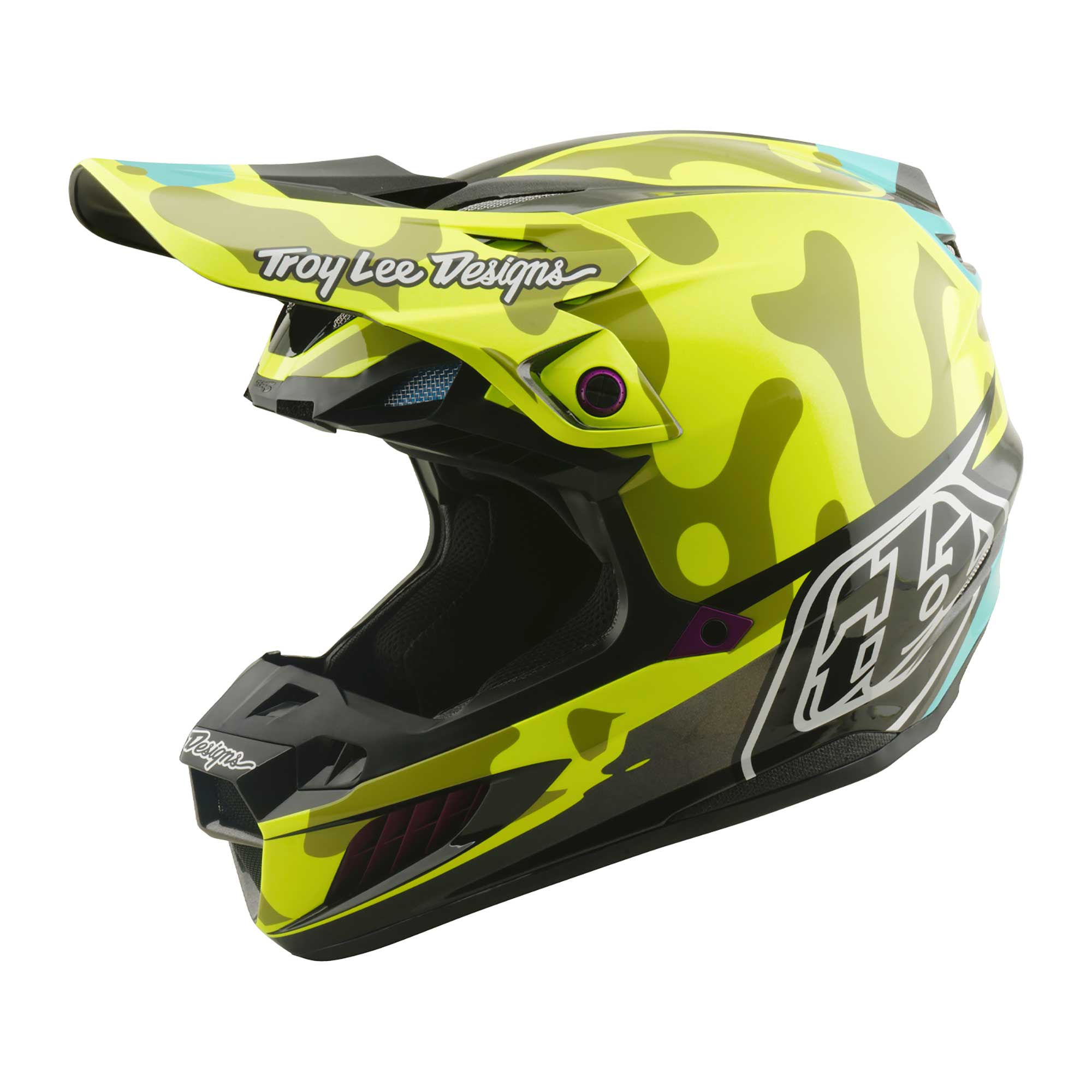 Troy Lee Designs MX | Enduro Helmet - SE5 Composite MIPS Integra - MYTH (Flo Yellow)