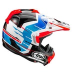 Arai MX-V Evo STINGRAY Motocross | Enduro Helmet (Red/Blue)