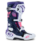 Alpinestars (MX26) MX Boots - Tech 10 (White/Violet/Navy Blue/Pink Fluo)
