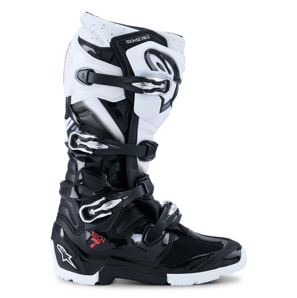 Alpinestars MX Boots - Tech 7 ENDURO **NEW Model** (Black/White)