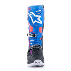 Alpinestars MX Boots - Tech 10 DHCP Super Vented (Black/Enamel Blue/Purple/White)