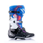 Alpinestars MX Boots - Tech 10 DHCP Super Vented (Black/Enamel Blue/Purple/White)
