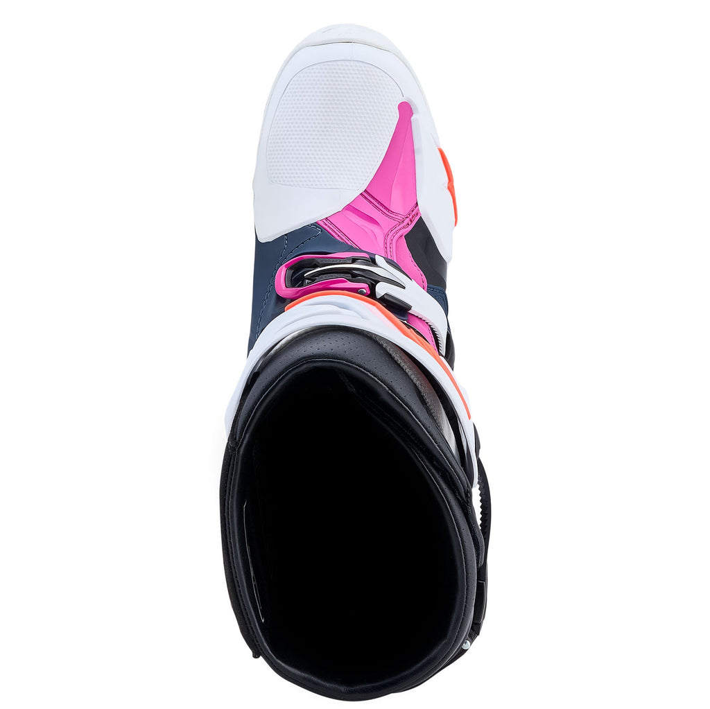 Alpinestars Tech 10 Super Vented MX Boots (Dark Blue/White/Black/Fuxia)