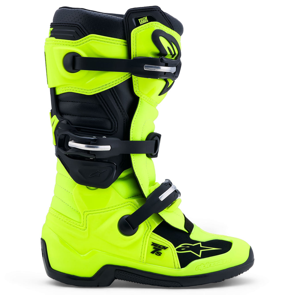 Alpinestars Youth Tech 7S MX Boots (Yellow Fluo/Black)