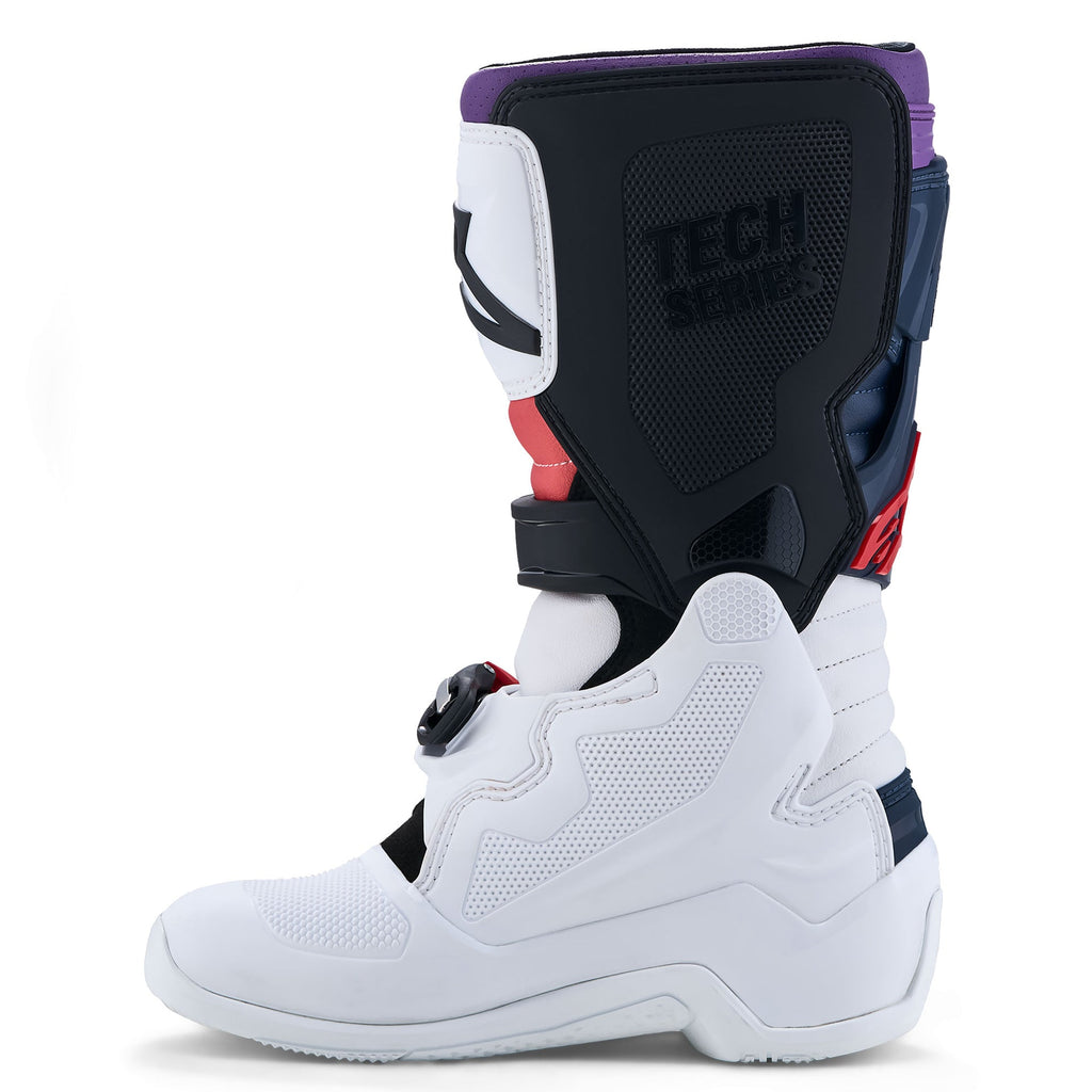 Alpinestars Youth Tech 7S MX Boots (Dark Blue/White/Black)