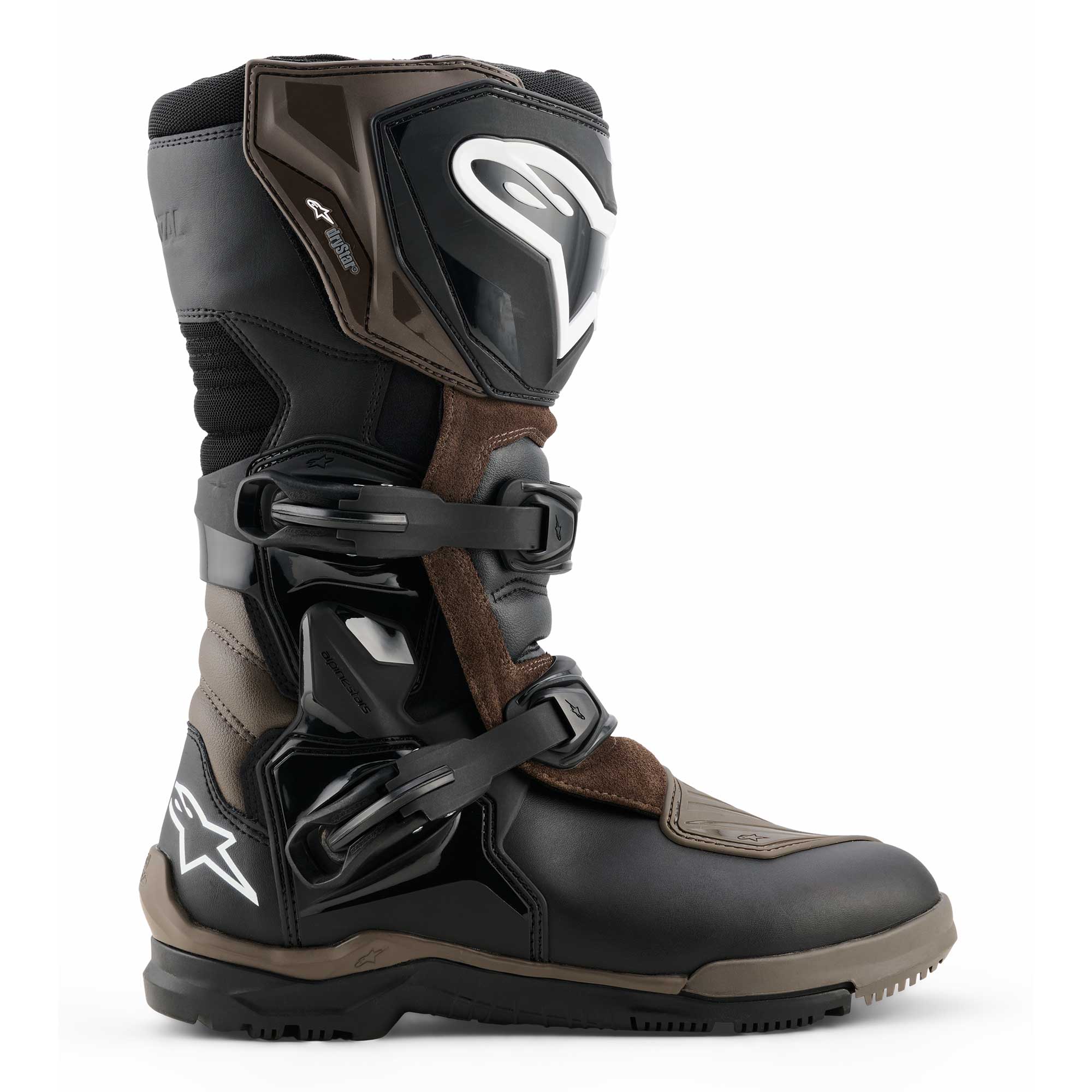 Alpinestars Corozal V2 Drystar Motorcycle Adventure Boots (Brown/Black)