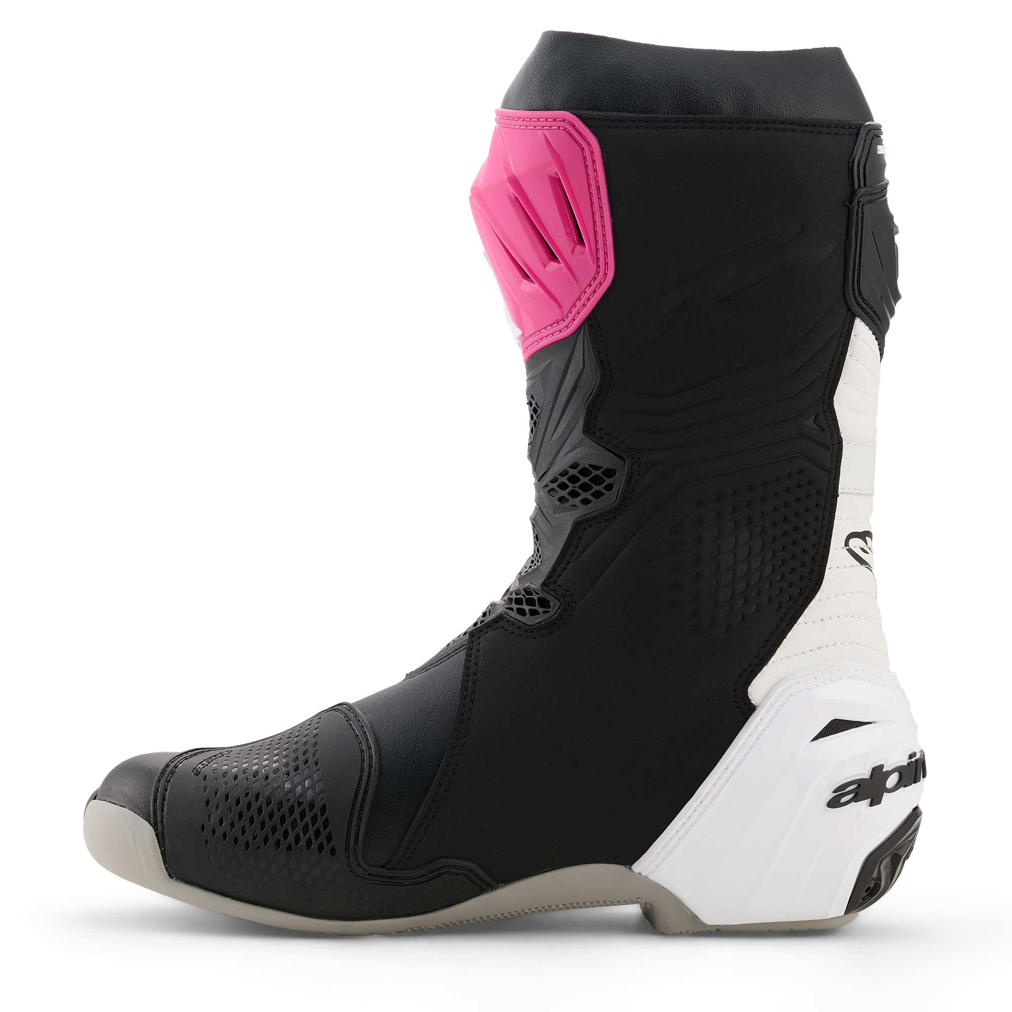 Alpinestars Supertech R Sports | Race Boots (Black/Magenta/White/Yellow)