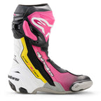 Alpinestars Supertech R Sports | Race Boots (Black/Magenta/White/Yellow)