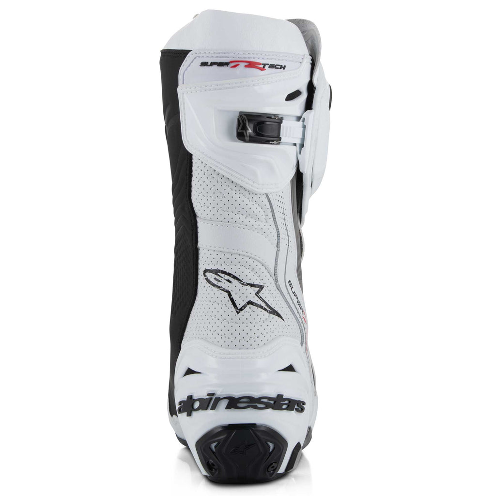 Alpinestars Supertech R VENTED Sports | Race Boots (White/Mid Grey/Black)
