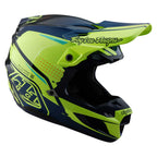 Troy Lee Motocross Helmet - SE5 Composite MIPS Integra - Drip (Fluo Yellow/Blue)