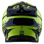 Troy Lee Motocross Helmet - SE5 Composite MIPS Integra - Drip (Fluo Yellow/Blue)