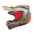 Troy Lee Designs SE5 Composite MIPS MYTH MX Helmet (Black/Infra Red)