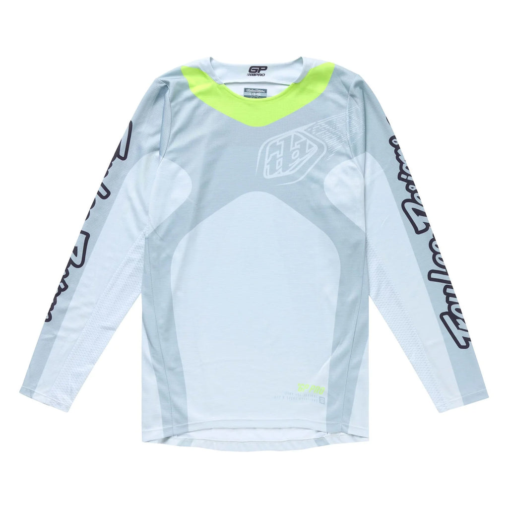 Troy Lee MX Jersey & Pant Kit Deal - GP Pro FRAMES (Vapour/Grey/Flo Yellow)
