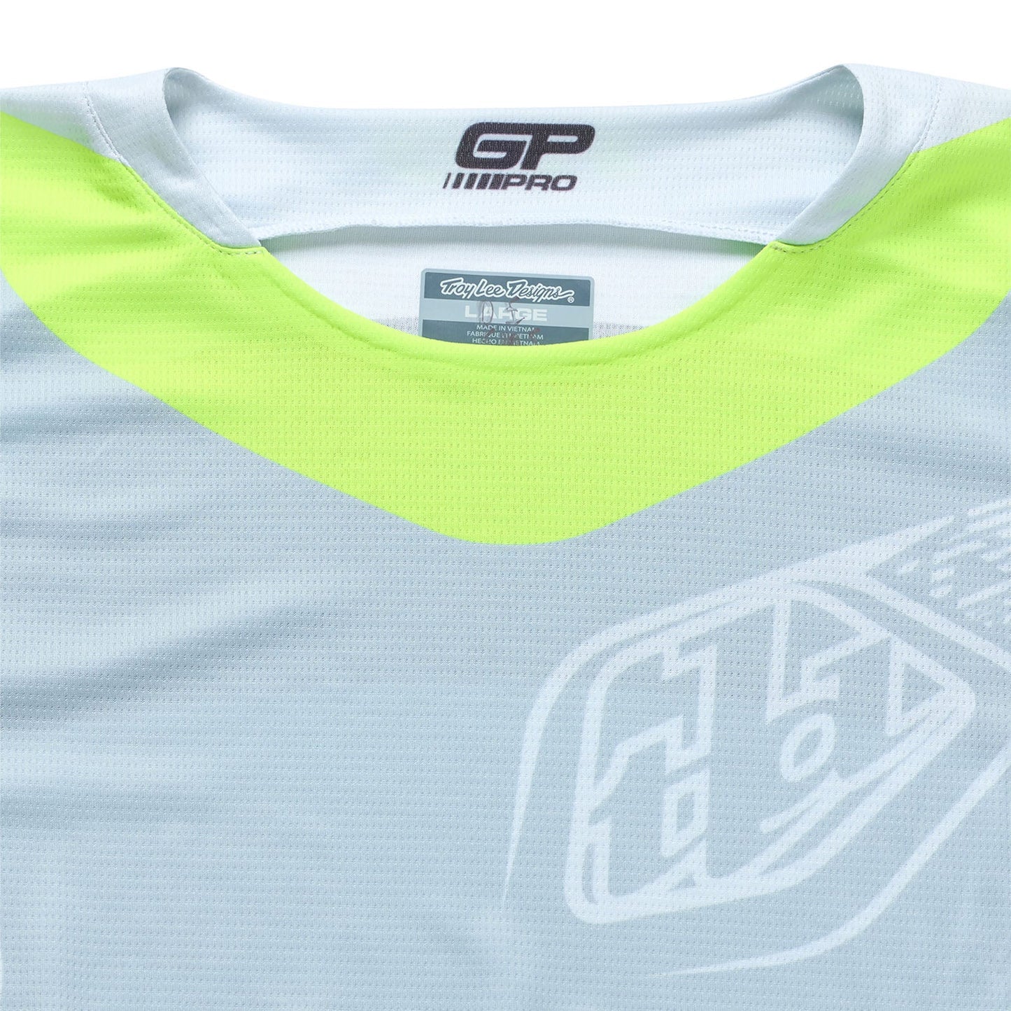 Troy Lee MX Jersey & Pant Kit Deal - GP Pro FRAMES (Vapour/Grey/Flo Yellow)
