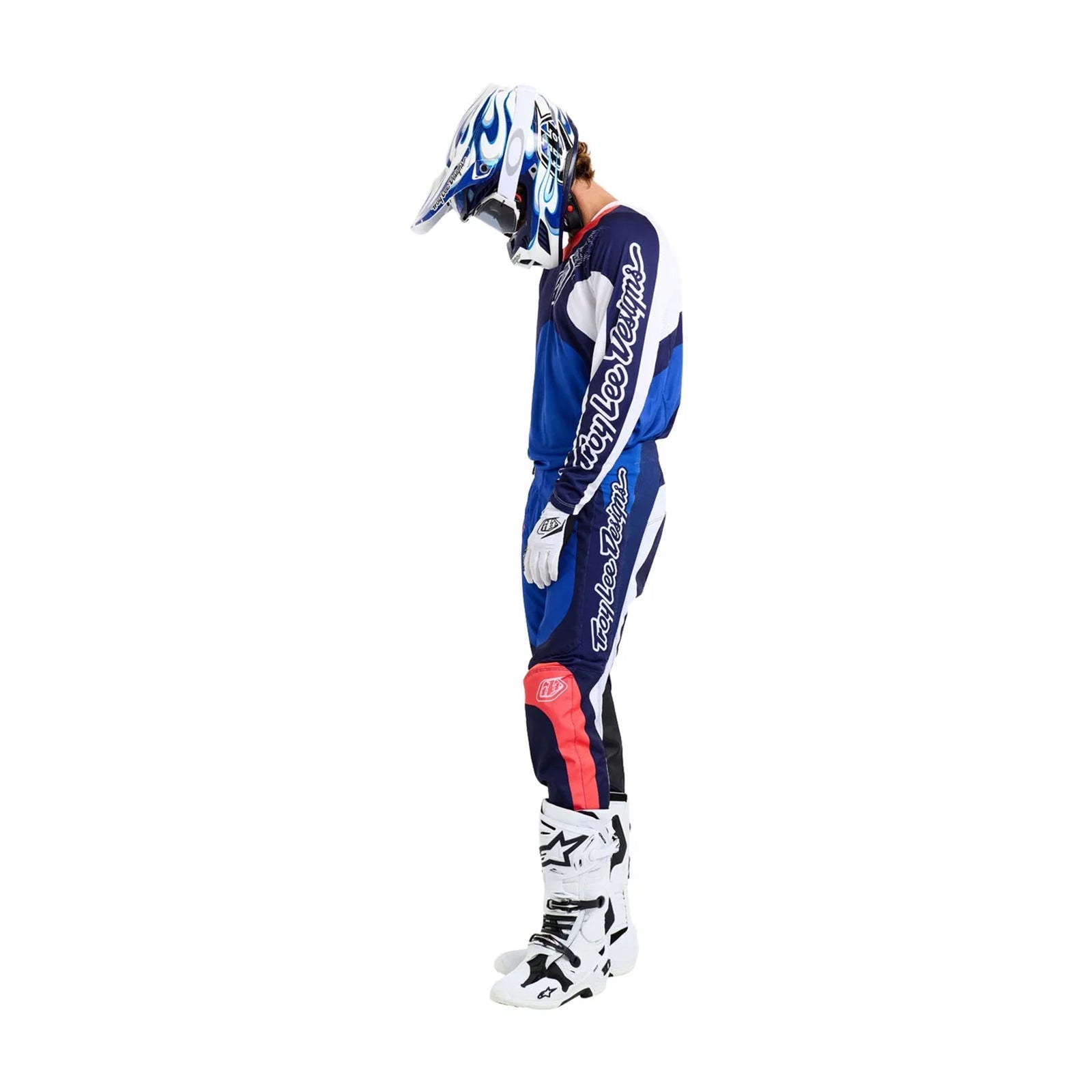 Troy Lee MX Jersey & Pant Kit Deal - GP Pro FRAMES (Navy)