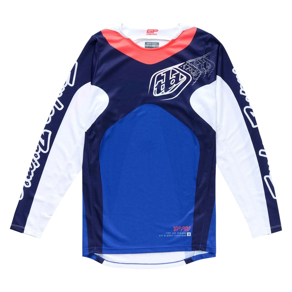 Troy Lee MX Jersey & Pant Kit Deal - GP Pro FRAMES (Navy)