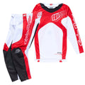 Troy Lee MX Jersey & Pant Kit Deal - GP Pro FRAMES (White/Red)