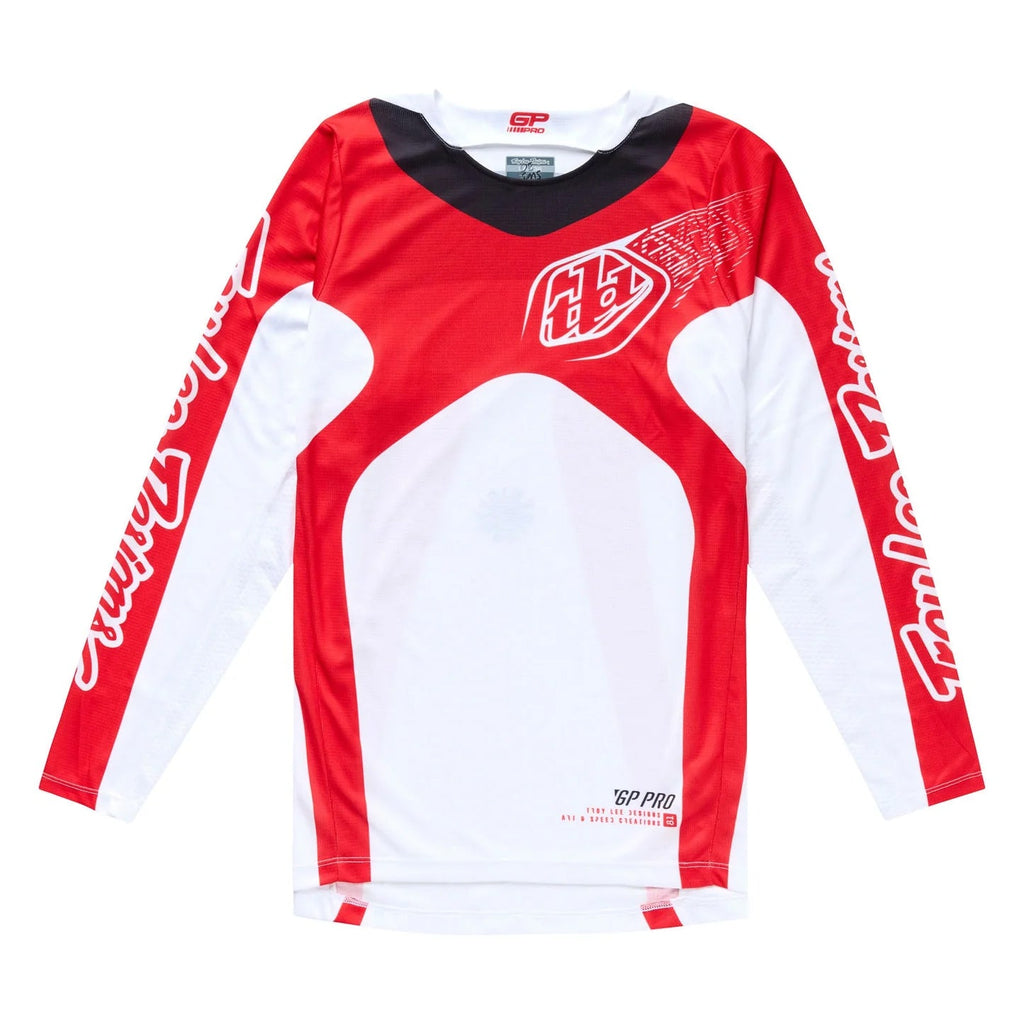 Troy Lee MX Jersey & Pant Kit Deal - GP Pro FRAMES (White/Red)
