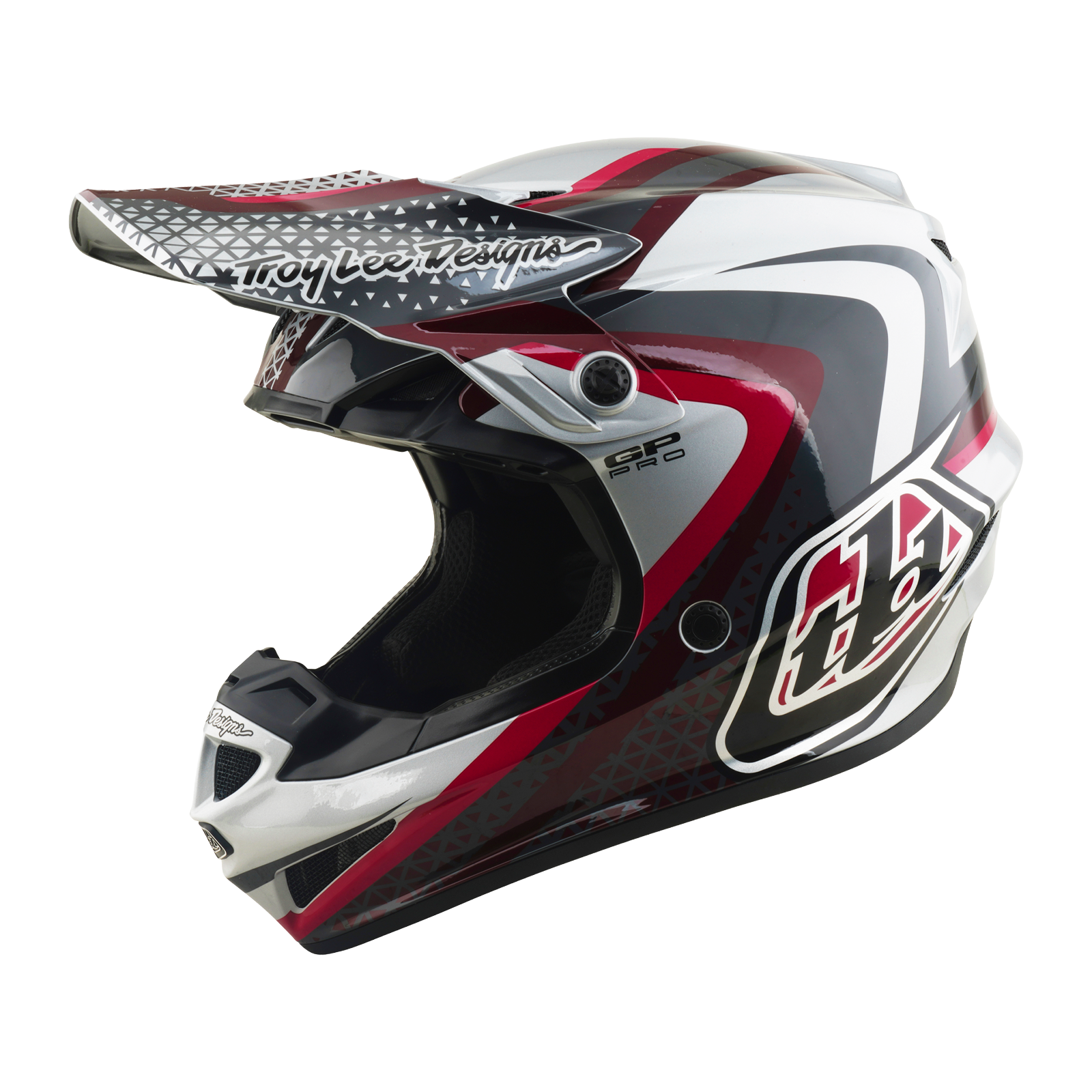 Troy Lee Designs GP Pro MIPS SLIDES MX | Enduro Helmet (Grey)