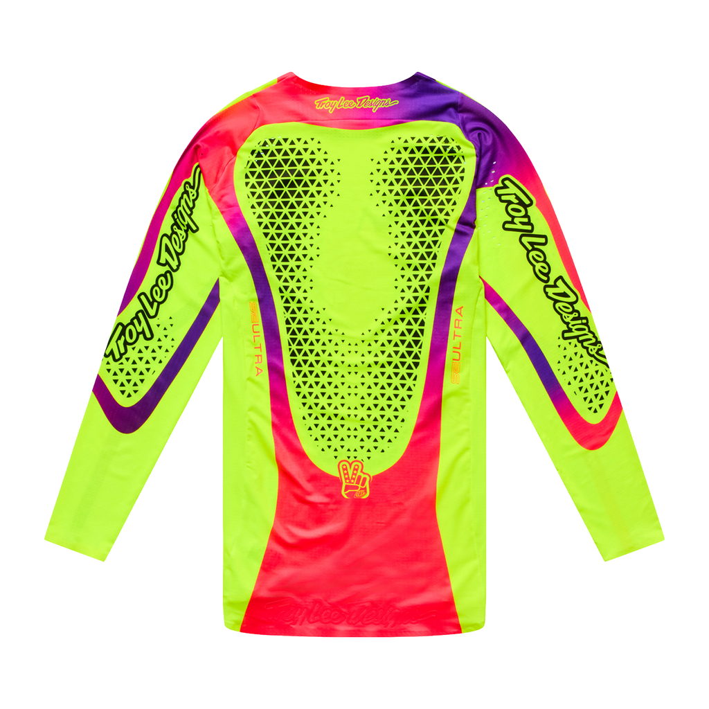 Troy Lee Designs SE ULTRA AURA MX Jersey (Flo Yellow)