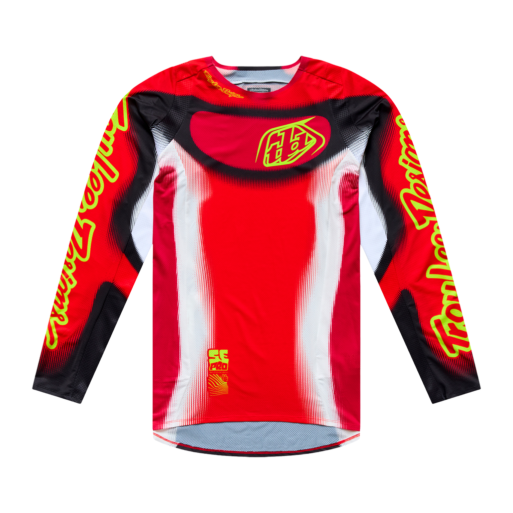 Troy Lee Designs SE PRO ILLUSION MX Jersey (Red/Black)