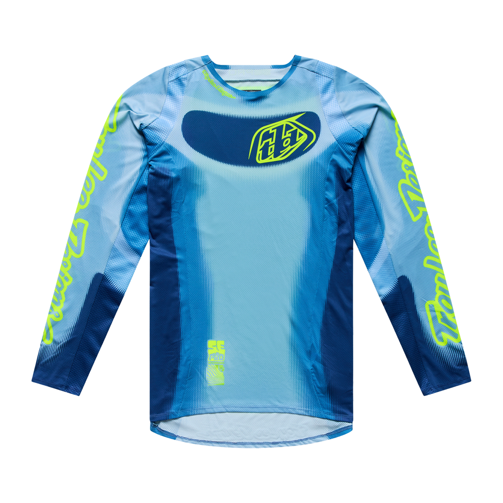 Troy Lee Designs SE PRO ILLUSION MX Jersey (Slate/Flo Yellow)