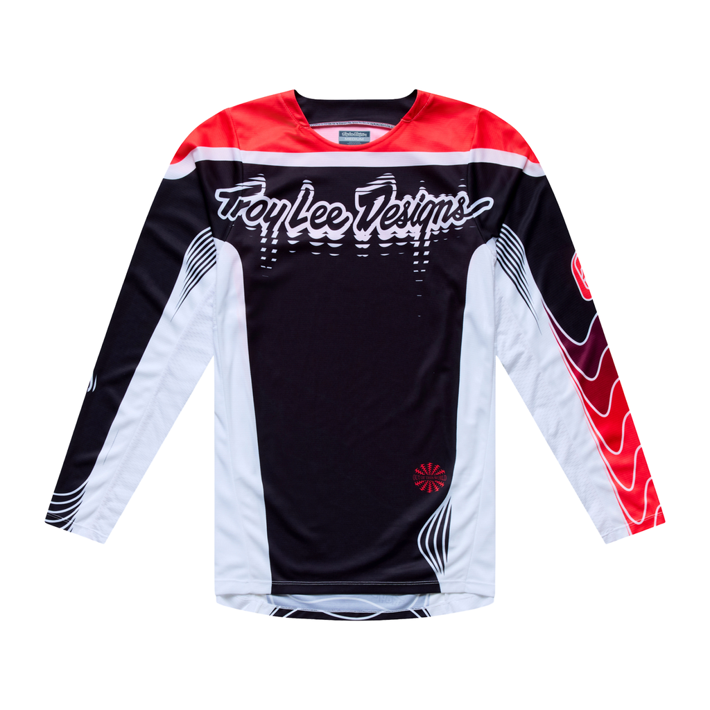 Troy Lee Designs GP PRO STAGGER MX Jersey (Black/Red)