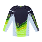 Troy Lee Designs GP PRO STAGGER MX Jersey (Gunmetal/Neo Yellow)
