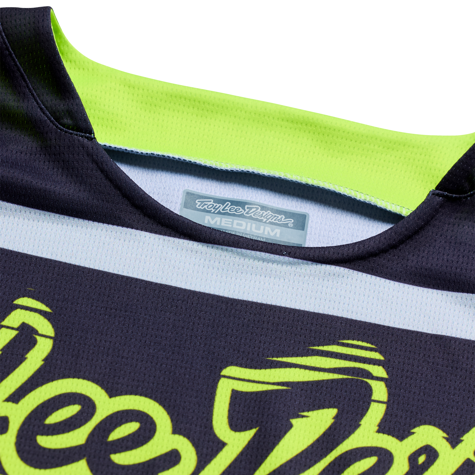 Troy Lee Designs GP PRO STAGGER MX Jersey (Gunmetal/Neo Yellow)