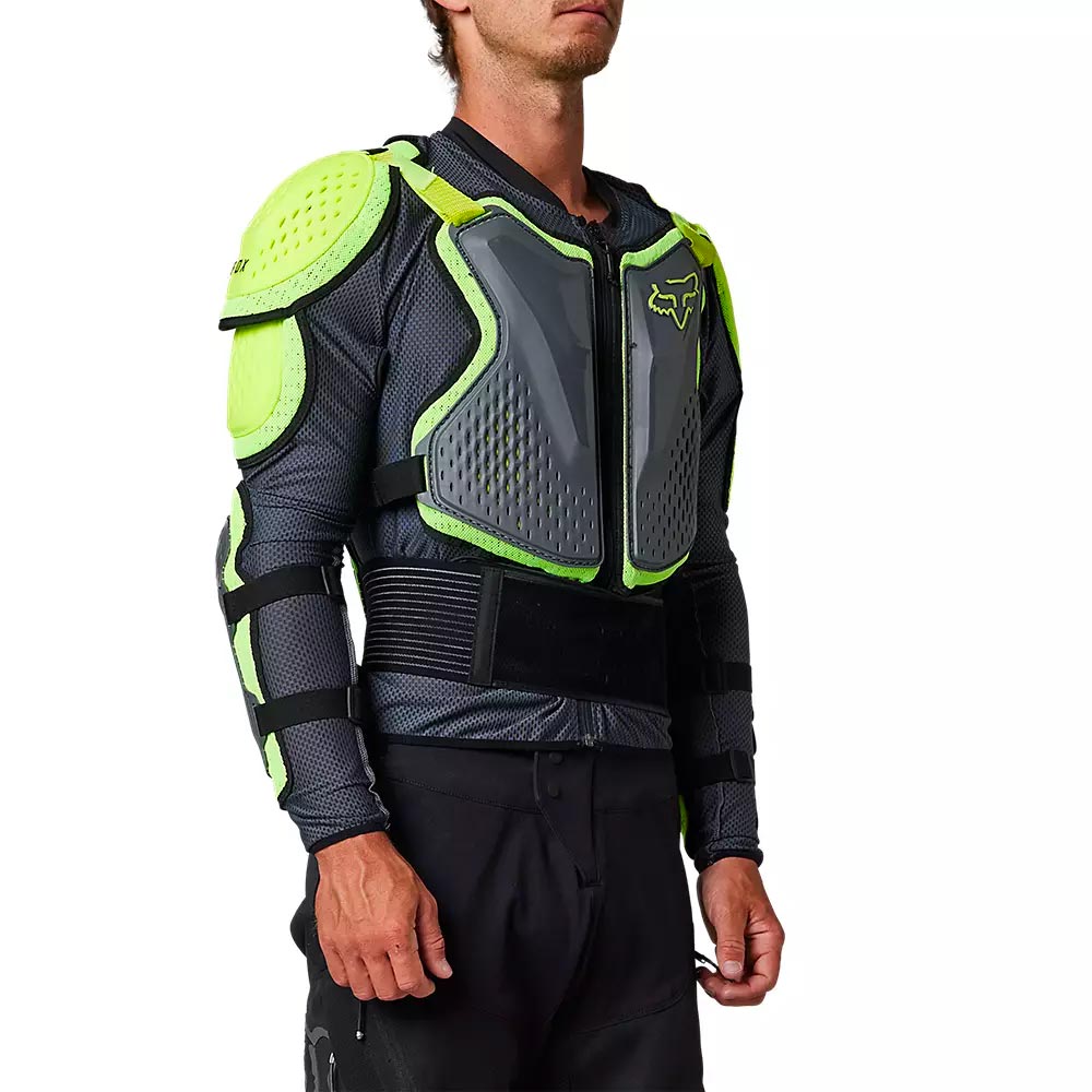 FOX (SALE) Armour, Jacket - Titan Sport (Dark Shadow/Fluo Yellow)