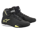 Alpinestars Sektor Motorcycle Riding Shoes (Black/Yellow Fluo)