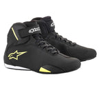 Alpinestars Sektor Motorcycle Riding Shoes (Black/Yellow Fluo)