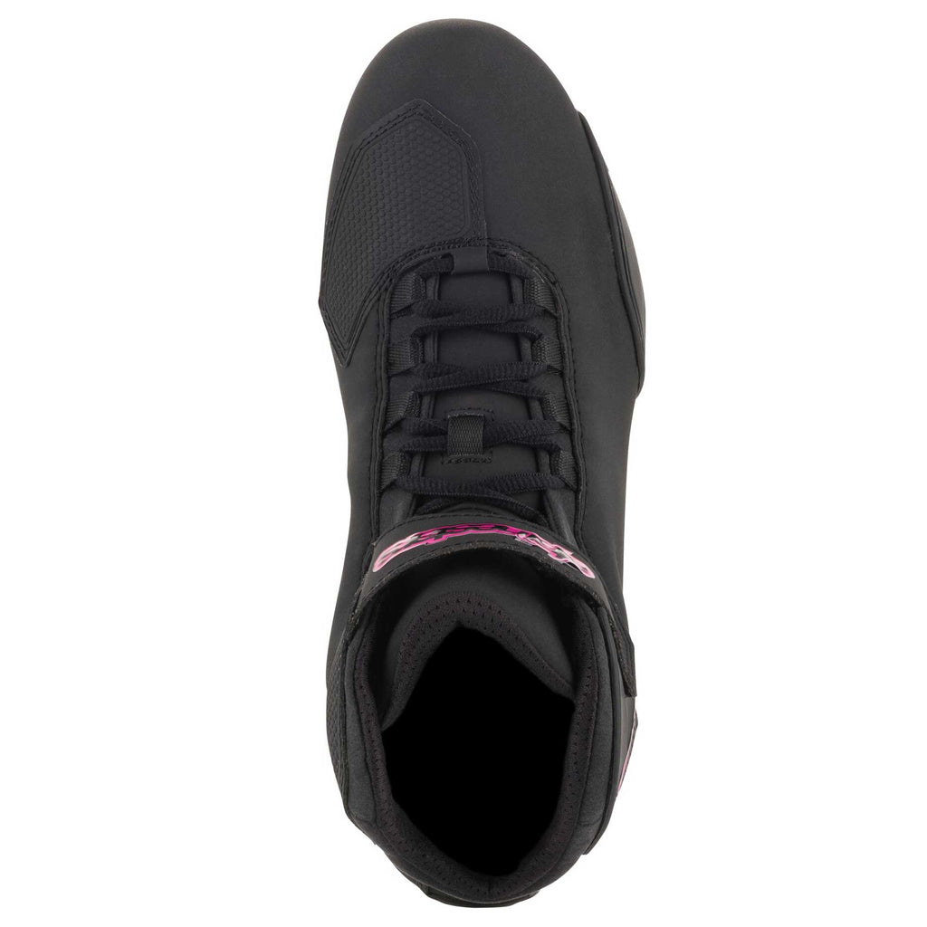 Alpinestars Women's Sektor Motorcycle Riding Shoes (Black/Fuchsia)