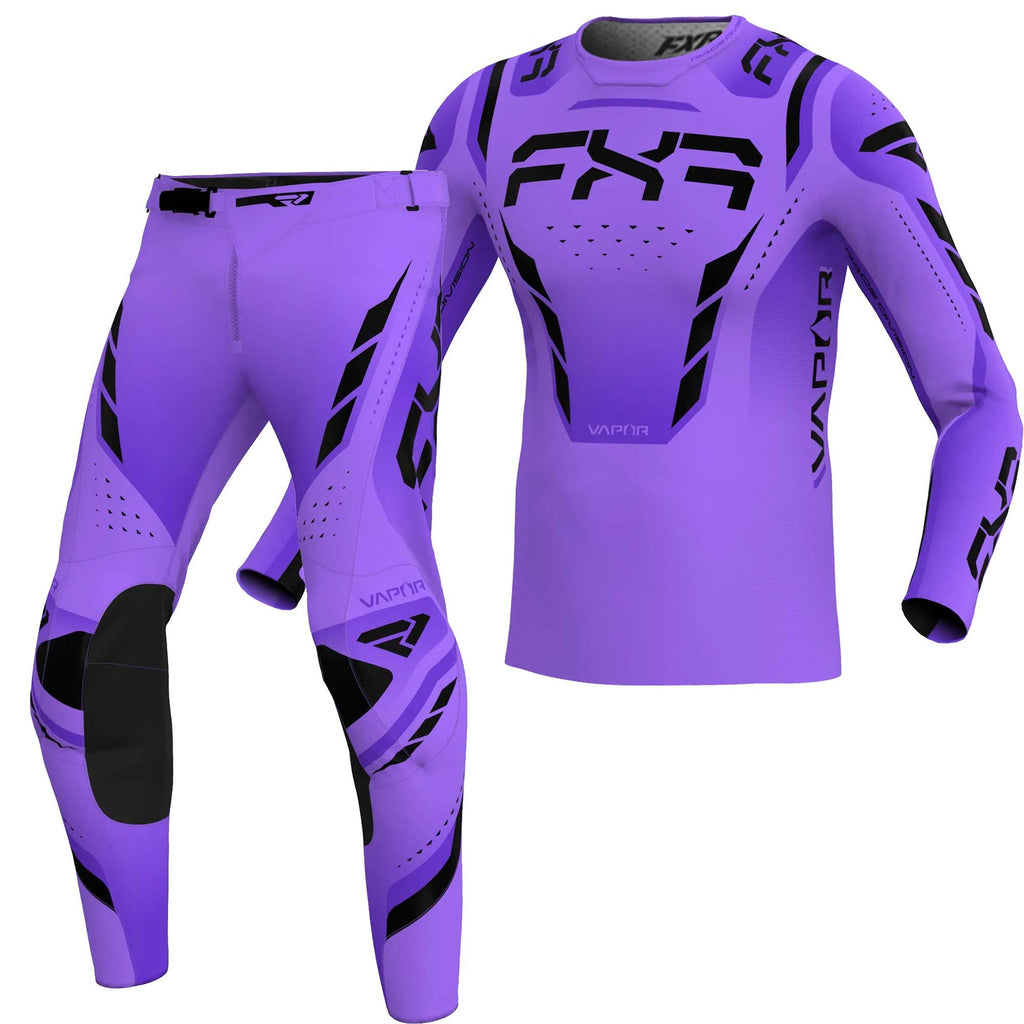 FXR (SP25) MX Jersey & Pant Kit Deal - VAPOR (Abyss/Purple)