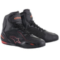 Alpinestars (SALE) Boots - Faster 3 Drystar WP Riding Shoes (Black/Red Fluo)