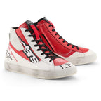 Alpinestars STATED FLAIR Motorcycle Riding Shoes (White/Bright Red/Black)