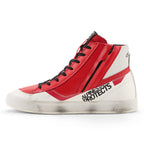 Alpinestars STATED FLAIR Motorcycle Riding Shoes (White/Bright Red/Black)