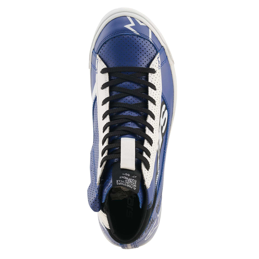 Alpinestars STATED FLAIR Motorcycle Riding Shoes (Bright Blue/White/Black)
