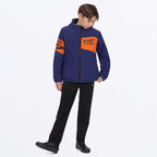 FXR Youth Jacket - ASCEND Reversible (Deep Cobalt/Jaffa Orange)