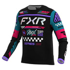FXR Youth MX Jersey & Pant Kit Deal - MX26.5 PODIUM (Black/Coral/Teal)