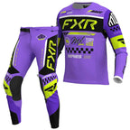 FXR Youth MX Jersey & Pant Kit Deal - MX26.5 PODIUM (Purple/Black/Hi Vis)