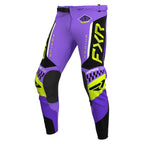 FXR Youth MX Jersey & Pant Kit Deal - MX26.5 PODIUM (Purple/Black/Hi Vis)