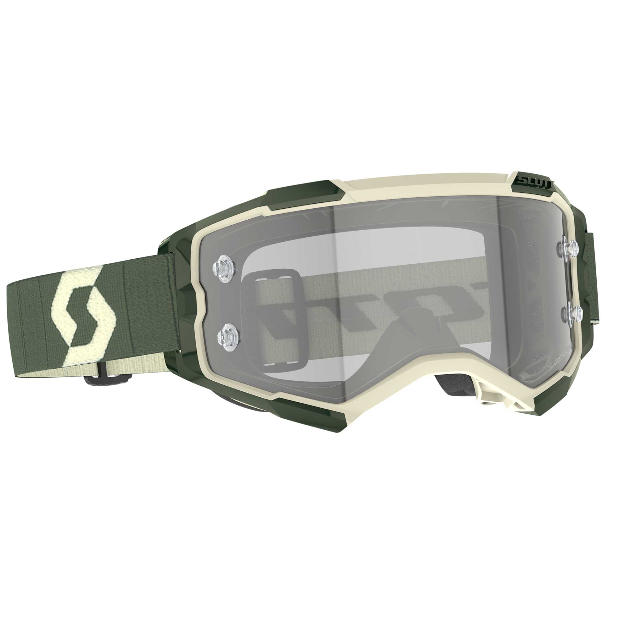 Scott FURY Goggles (Khaki Green) Light Sensitive Lens