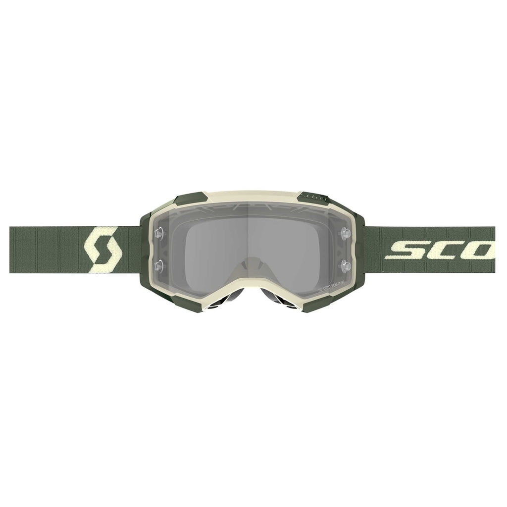 Scott FURY Goggles (Khaki Green) Light Sensitive Lens
