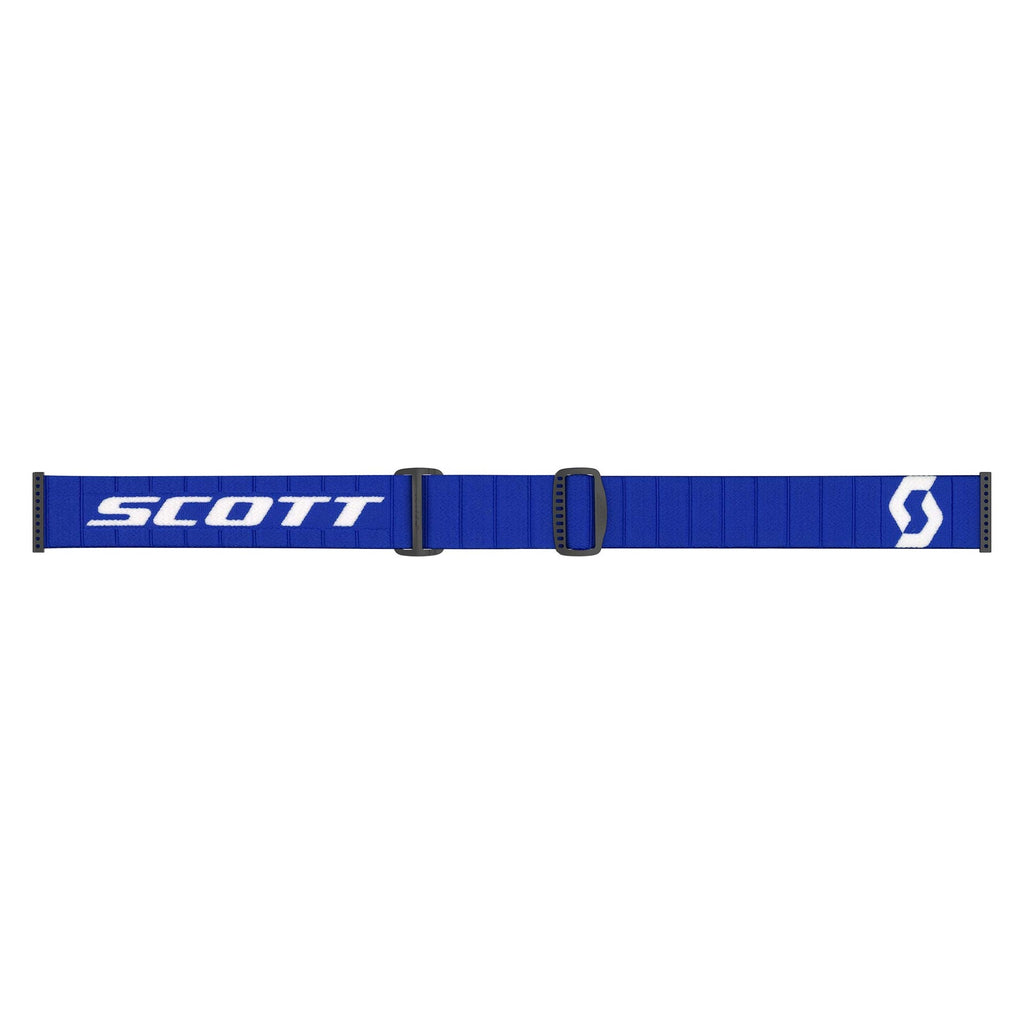 Scott FURY Goggles (Blue/White) Blue Chrome Lens