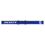 Scott FURY Goggles (Blue/White) Blue Chrome Lens